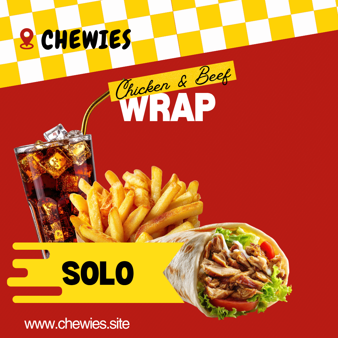 Chicken & Beef Wrap (Solo)